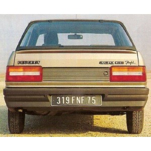ATTELAGE PEUGEOT 309 berline SAUF GTI 16S COL DE CYGNE - attache remorque ATNO