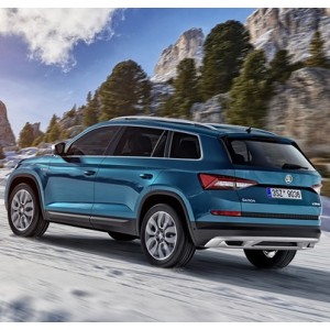 ATTELAGE SKODA KODIAQ 10/2016- - col de cygne - attache remorque BRINK-THULE 