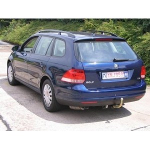 ATTELAGE VOLKSWAGEN Golf 5 Break 2007- (incl. cache pare-chocs) - RDSO demontable sans outil - attache remorque BRINK-THULE
